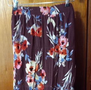 Lightweight floral skirt